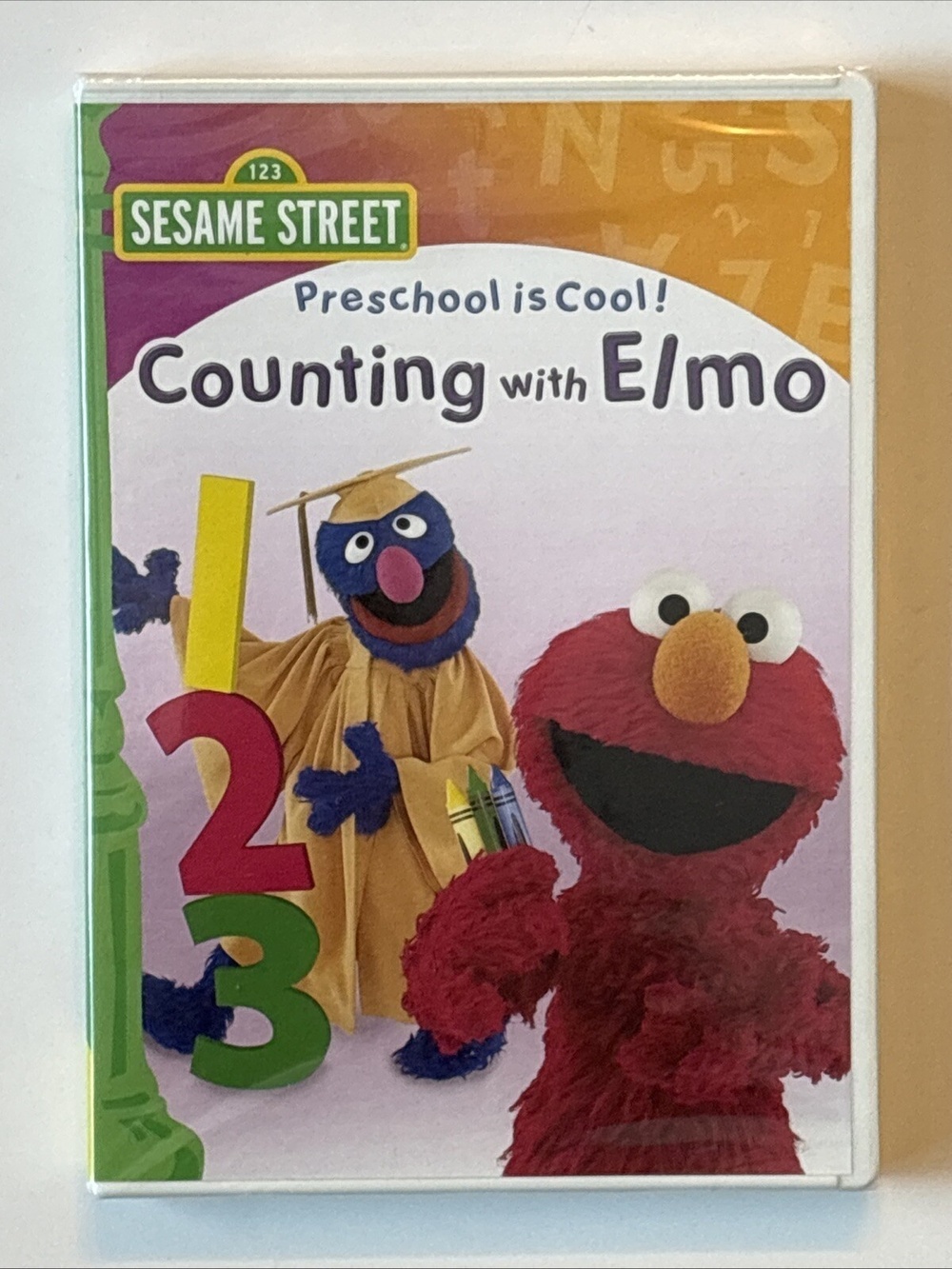Sesame Street Preschool Is Cool Counting With Elmo DVD New Sealed